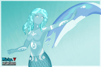 Mermaid Aqua (ArtFight Team Seafoam Presentation)