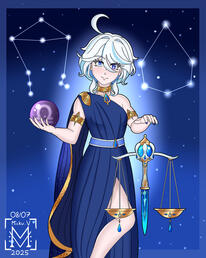 Genshin Zodiac Collab - Libra Furina